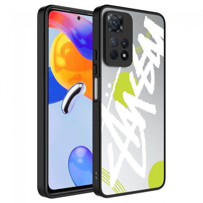 Xiaomi Redmi Note 11 Pro 5G Kılıf Aynalı Desenli Kamera Korumalı Parlak Zore Mirror Kapak Xiaomi Redmi Note 11 Pro 5G Kılıf Aynalı Desenli Kamera Korumalı Parlak Zore Mirror Kapak