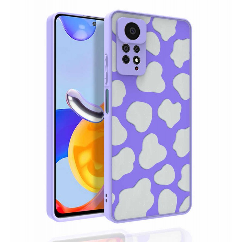 Bal-z Xiaomi Redmi Note 11 Pro 5G Kılıf Desenli Kamera Korumalı Parlak  Nora Kapak
