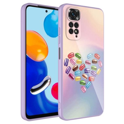 Bal-z Xiaomi Redmi Note 11 Pro 5G Kılıf Kamera Korumalı Desenli Sert Silikon  Epoksi Kapak