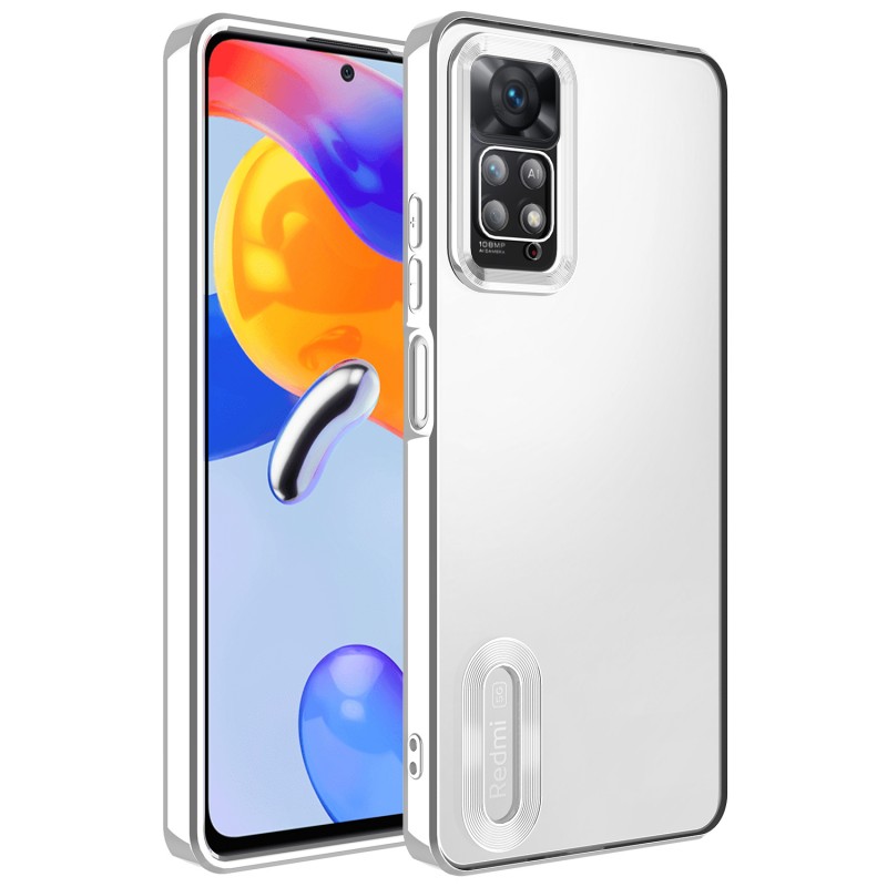 Bal-z Xiaomi Redmi Note 11 Pro 5G Kılıf Kamera Korumalı Logo Gösteren  Omega Kapak