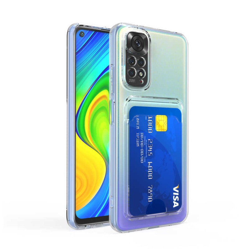 Bal-z Xiaomi Redmi Note 11 Pro 5G Kılıf Kartlıklı Şeffaf  Setra Clear Silikon Kapak