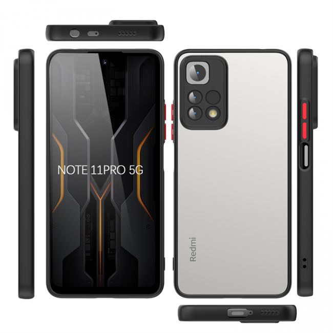 Xiaomi Redmi Note 11 Pro 5G Kılıf Zore Hux Kapak Xiaomi Redmi Note 11 Pro 5G Kılıf Zore Hux Kapak