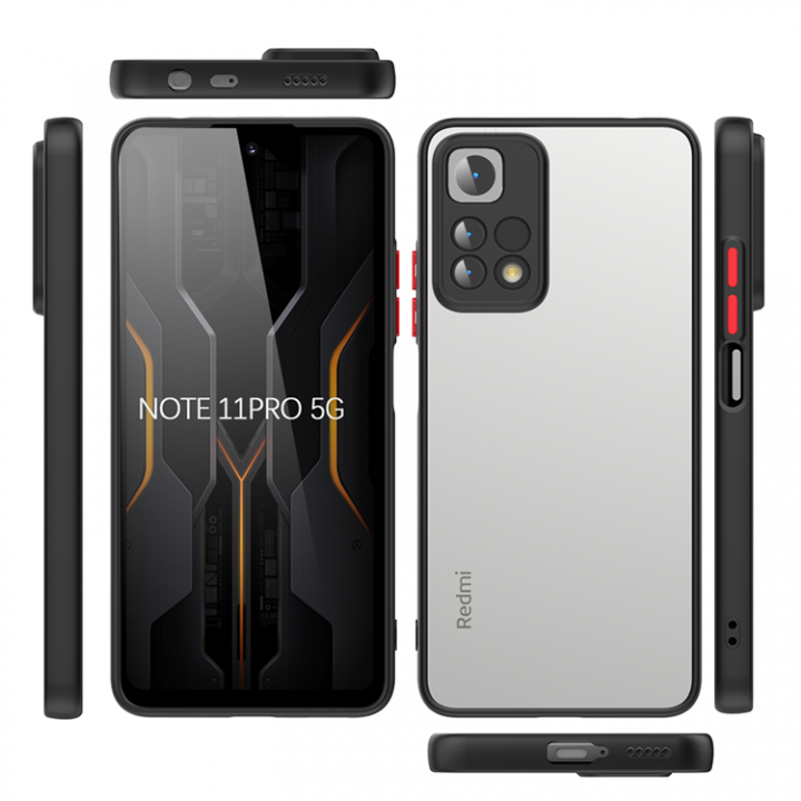 Xiaomi Redmi Note 11 Pro 5G Kılıf Zore Hux Kapak