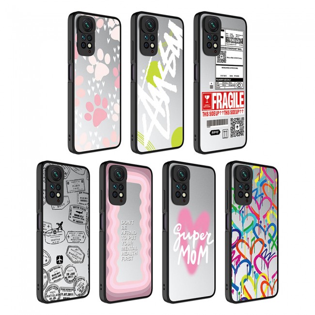 Xiaomi Redmi Note 11S Global Kılıf Aynalı Desenli Kamera Korumalı Parlak Zore Mirror Kapak Xiaomi Redmi Note 11S Global Kılıf Aynalı Desenli Kamera Korumalı Parlak Zore Mirror Kapak
