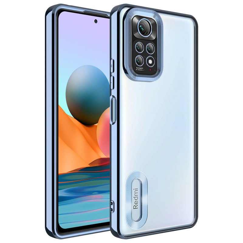 Bal-z Xiaomi Redmi Note 11S Global Kılıf Kamera Korumalı Logo Gösteren  Omega Kapak