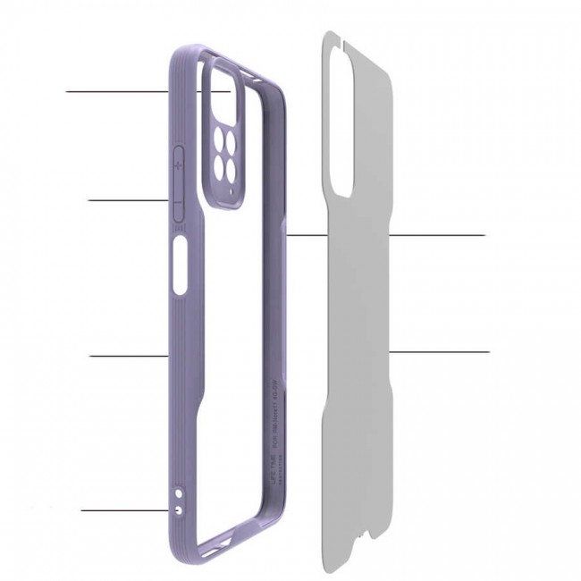 Xiaomi Redmi Note 11S Global Kılıf Zore Parfe Kapak Xiaomi Redmi Note 11S Global Kılıf Zore Parfe Kapak