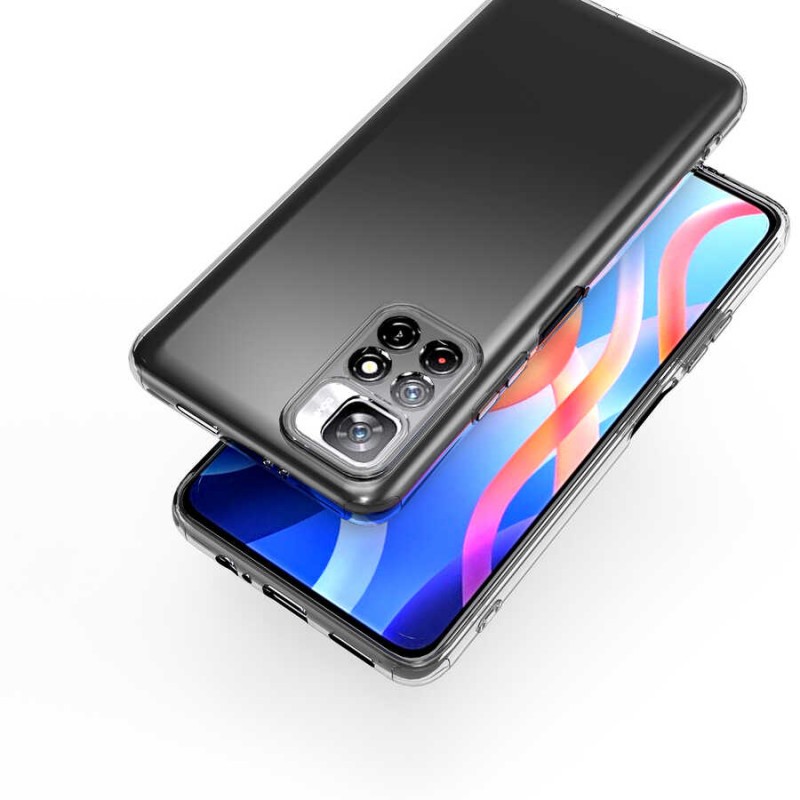 Bal-z Xiaomi Redmi Note 11T 5G Kılıf  Kamera Korumalı Süper Silikon Kapak