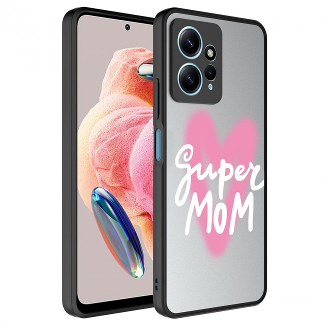 Xiaomi Redmi Note 12 4G Kılıf Aynalı Desenli Kamera Korumalı Parlak Zore Mirror Kapak Xiaomi Redmi Note 12 4G Kılıf Aynalı Desenli Kamera Korumalı Parlak Zore Mirror Kapak