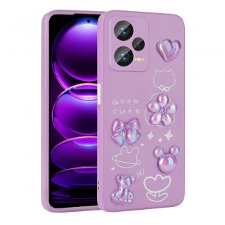 Xiaomi Redmi Note 12 4G Kılıf Kabartma Figürlü Parlak Zore Toys Silikon Kapak Xiaomi Redmi Note 12 4G Kılıf Kabartma Figürlü Parlak Zore Toys Silikon Kapak