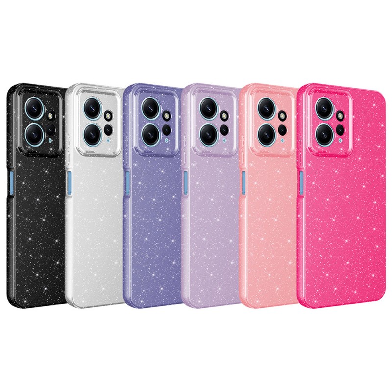 Bal-z Xiaomi Redmi Note 12 4G Kılıf Kamera Korumalı Simli Lüks  Koton Kapak