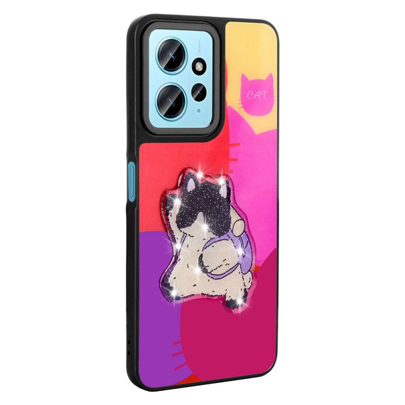 Bal-z Xiaomi Redmi Note 12 4G Kılıf Parlayan Kabartmalı İkonik Figürlü  Amas Silikon Kapak