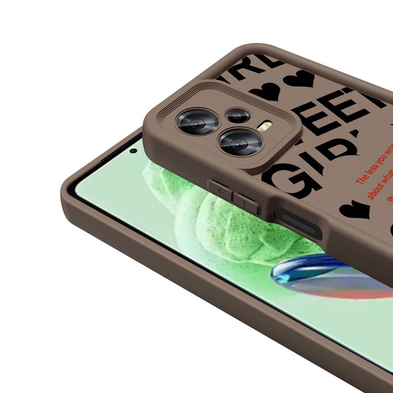 Bal-z Xiaomi Redmi Note 12 5G Kılıf Kamera Korumalı Baskılı Arka Yüzey  Klas Kapak