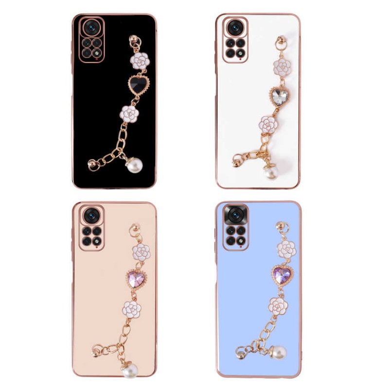 Bal-z Xiaomi Redmi Note 12 Pro 4G Kılıf El Tutamaçlı Kamera Korumalı  Taka Silikon Kapak