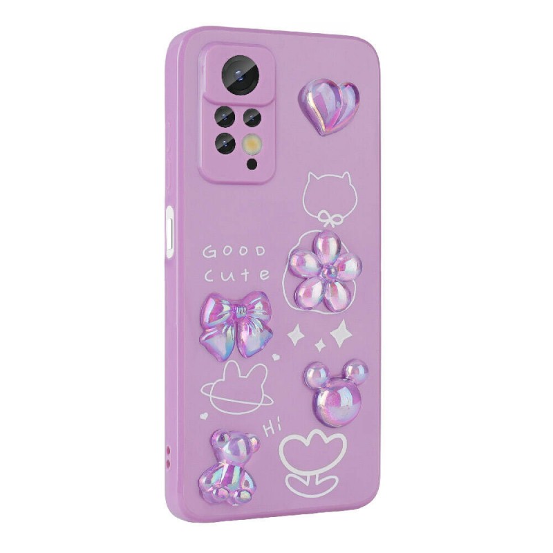 Bal-z Xiaomi Redmi Note 12 Pro 4G Kılıf Kabartma Figürlü Parlak  Toys Silikon Kapak