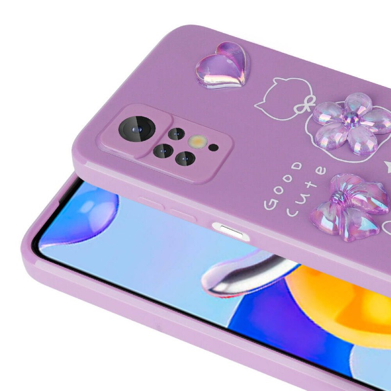 Bal-z Xiaomi Redmi Note 12 Pro 4G Kılıf Kabartma Figürlü Parlak  Toys Silikon Kapak