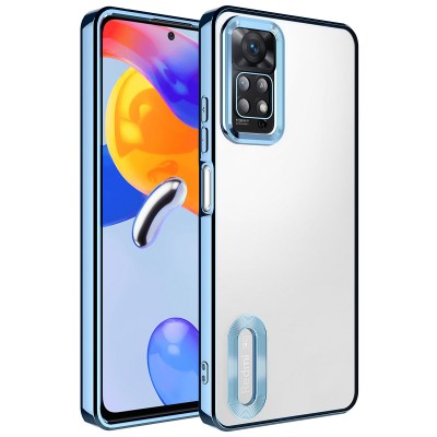 Bal-z Xiaomi Redmi Note 12 Pro 4G Kılıf Kamera Korumalı Logo Gösteren  Omega Kapak