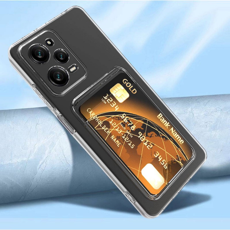 Bal-z Xiaomi Redmi Note 12 Pro 5G Kılıf Kartlıklı Şeffaf  Setra Clear Silikon Kapak