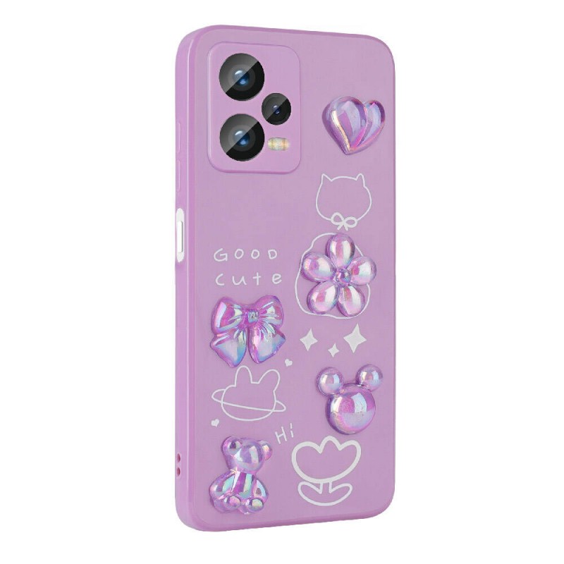 Bal-z Xiaomi Redmi Note 12 Pro Plus 5G Kılıf Kabartma Figürlü Parlak  Toys Silikon Kapak