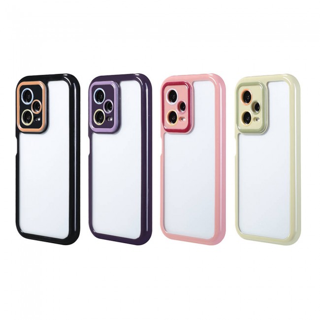 Xiaomi Redmi Note 12 Pro Plus 5G Kılıf Kamera Korumalı Renkli Kenar ve Çerçeve Tasarımlı Zore Vitamin Kapak Xiaomi Redmi Note 12 Pro Plus 5G Kılıf Kamera Korumalı Renkli Kenar ve Çerçeve Tasarımlı Zore Vitamin Kapak