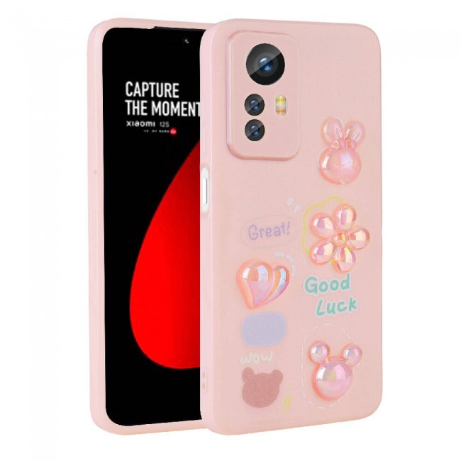 Xiaomi Redmi Note 12S Kılıf Kabartma Figürlü Parlak Zore Toys Silikon Kapak Xiaomi Redmi Note 12S Kılıf Kabartma Figürlü Parlak Zore Toys Silikon Kapak