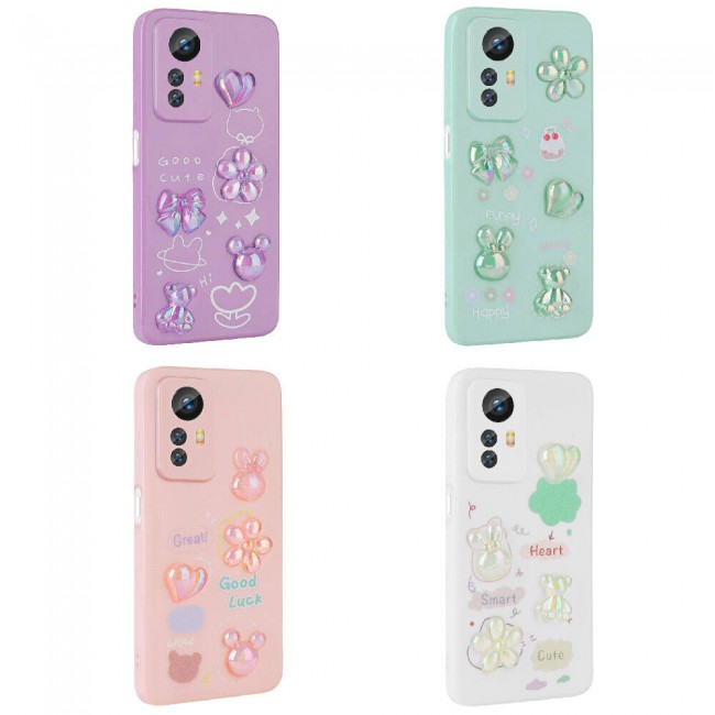 Xiaomi Redmi Note 12S Kılıf Kabartma Figürlü Parlak Zore Toys Silikon Kapak Xiaomi Redmi Note 12S Kılıf Kabartma Figürlü Parlak Zore Toys Silikon Kapak