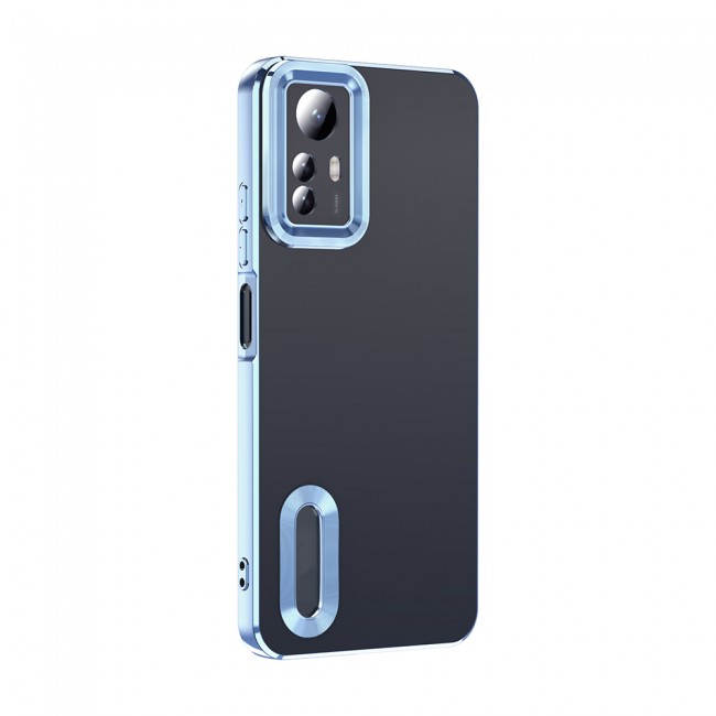 Xiaomi Redmi Note 12S Kılıf Kamera Korumalı Logo Gösteren Zore Omega Kapak