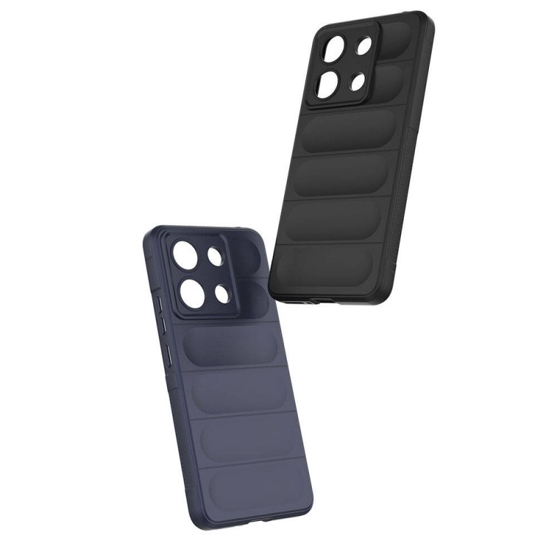 Bal-z Xiaomi Redmi Note 13 4G Kılıf Esnek TPU Oyuklu Arka Yüzey Tasarımlı  Etnik Silikon Kapak