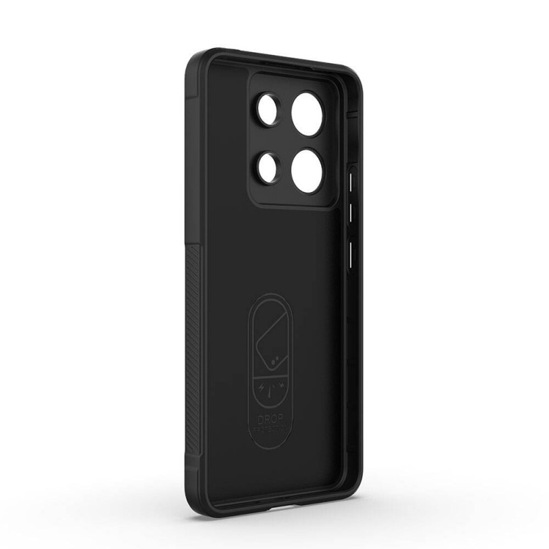 Bal-z Xiaomi Redmi Note 13 4G Kılıf Esnek TPU Oyuklu Arka Yüzey Tasarımlı  Etnik Silikon Kapak