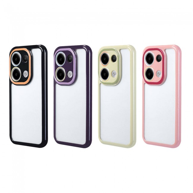 Xiaomi Redmi Note 13 4G Kılıf Kamera Korumalı Renkli Kenar ve Çerçeve Tasarımlı Zore Vitamin Kapak Xiaomi Redmi Note 13 4G Kılıf Kamera Korumalı Renkli Kenar ve Çerçeve Tasarımlı Zore Vitamin Kapak