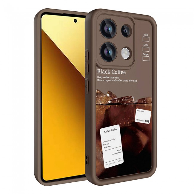 Xiaomi Redmi Note 13 Pro 4G Kılıf Kamera Korumalı Baskılı Arka Yüzey Zore Klas Kapak Xiaomi Redmi Note 13 Pro 4G Kılıf Kamera Korumalı Baskılı Arka Yüzey Zore Klas Kapak