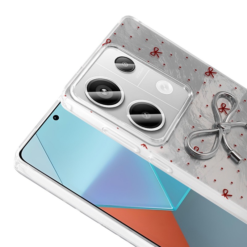 Bal-z Xiaomi Redmi Note 13 Pro 4G Kılıf Kamera Korumalı Figürlü Zore Ponti Silikon Kapak