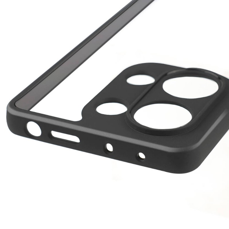 Bal-z Xiaomi Redmi Note 13 Pro 4G Kılıf Kamera Korumalı Şeffaf Arka Yüzey  New Roll Kapak