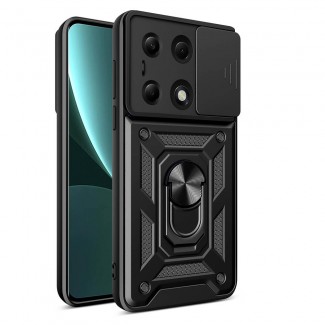 Xiaomi Redmi Note 13 Pro 4G Kılıf Magnetik Standlı Kamera Korumalı Zore Sürgülü Vega Kapak Xiaomi Redmi Note 13 Pro 4G Kılıf Magnetik Standlı Kamera Korumalı Zore Sürgülü Vega Kapak
