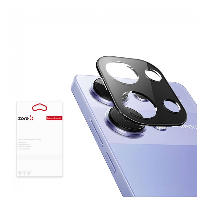 Xiaomi Redmi Note 13 Pro 4G Zore 3D Kamera Camı Xiaomi Redmi Note 13 Pro 4G Zore 3D Kamera Camı