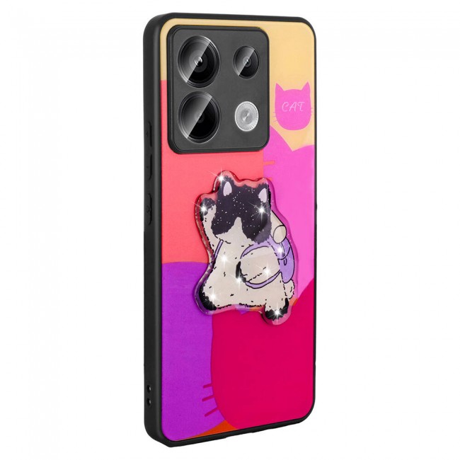 Xiaomi Redmi Note 13 Pro 5G Kılıf Parlayan Kabartmalı İkonik Figürlü Zore Amas Silikon Kapak Xiaomi Redmi Note 13 Pro 5G Kılıf Parlayan Kabartmalı İkonik Figürlü Zore Amas Silikon Kapak