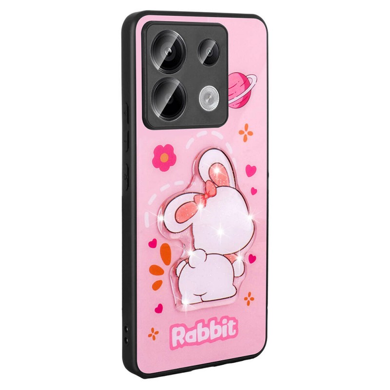 Bal-z Xiaomi Redmi Note 13 Pro 5G Kılıf Parlayan Kabartmalı İkonik Figürlü  Amas Silikon Kapak