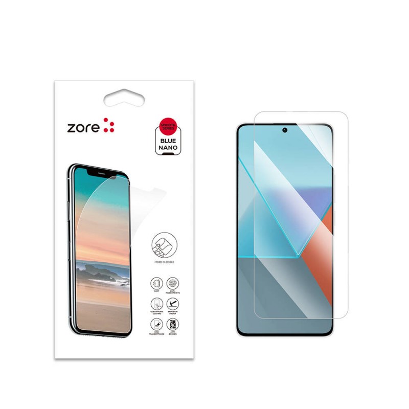 Bal-z Xiaomi Redmi Note 13 Pro 5G Zore Blue Nano Ekran Koruyucu