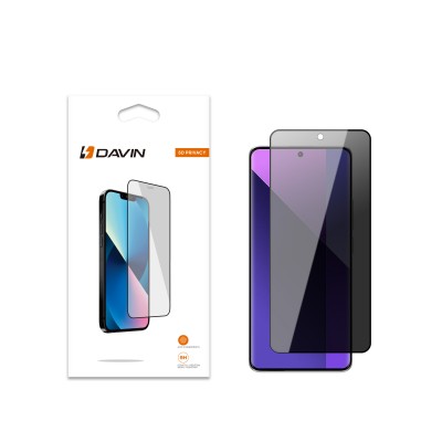 Bal-z Xiaomi Redmi Note 13 Pro Plus 5G Davin 5D Privacy Cam Ekran Koruyucu