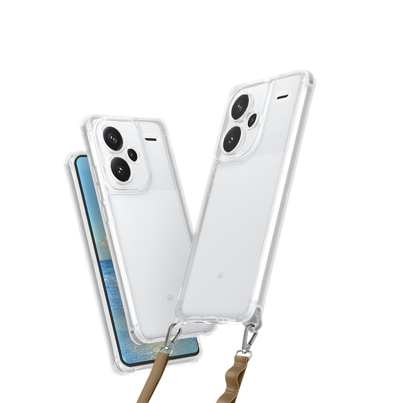 Bal-z Xiaomi Redmi Note 13 Pro Plus 5G Kılıf Airbagli Takılabilir Askı Aparatlı Zore Snap Silikon Kapak