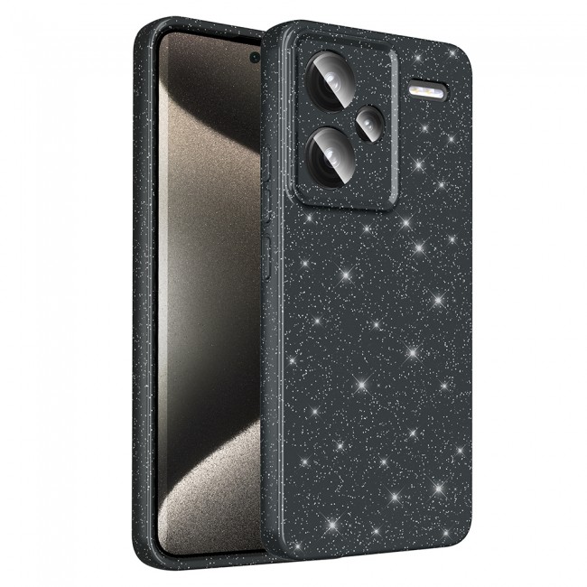 Xiaomi Redmi Note 13 Pro Plus 5G Kılıf Kamera Korumalı Simli Lüks Zore Koton Kapak Xiaomi Redmi Note 13 Pro Plus 5G Kılıf Kamera Korumalı Simli Lüks Zore Koton Kapak