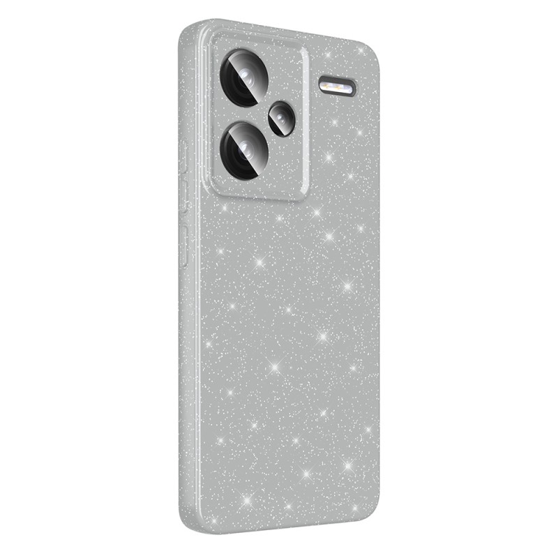 Bal-z Xiaomi Redmi Note 13 Pro Plus 5G Kılıf Kamera Korumalı Simli Lüks Zore Koton Kapak