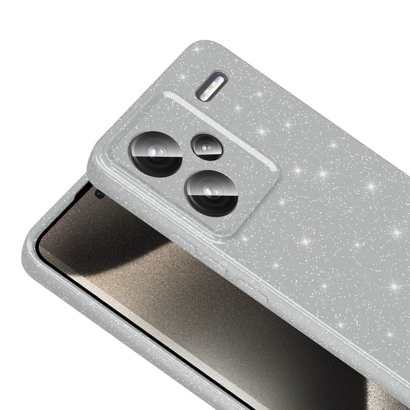 Bal-z Xiaomi Redmi Note 13 Pro Plus 5G Kılıf Kamera Korumalı Simli Lüks Zore Koton Kapak