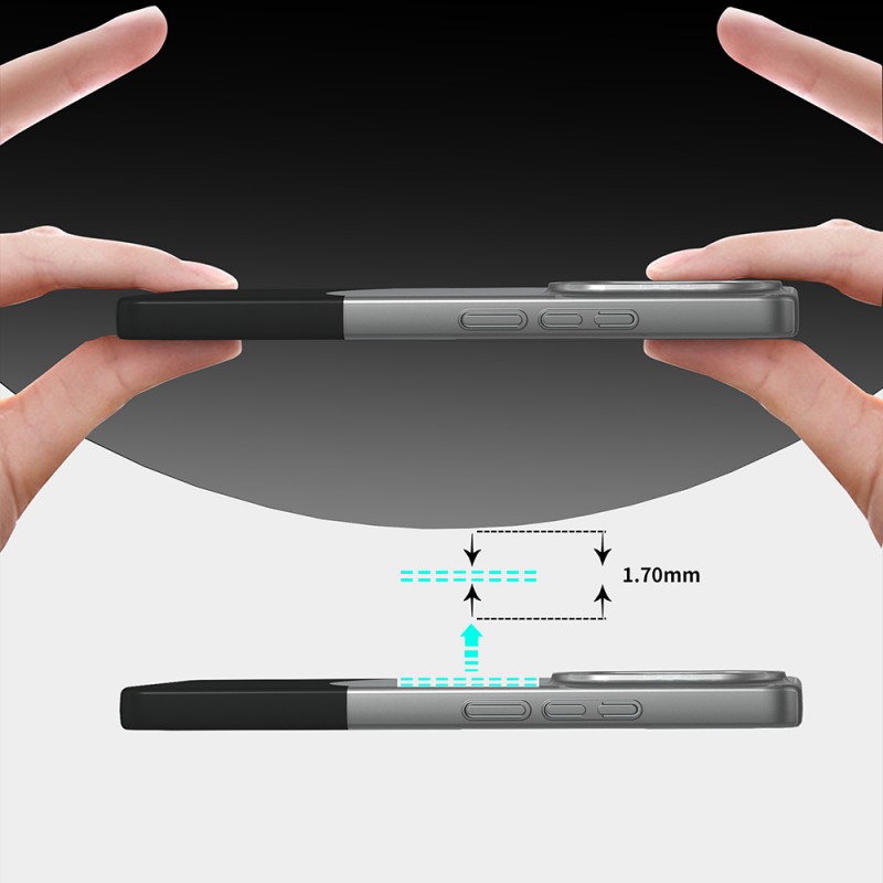 Bal-z Xiaomi Redmi Note 13 Pro Plus 5G Kılıf Mıknatıslı Zore Duble Kapak