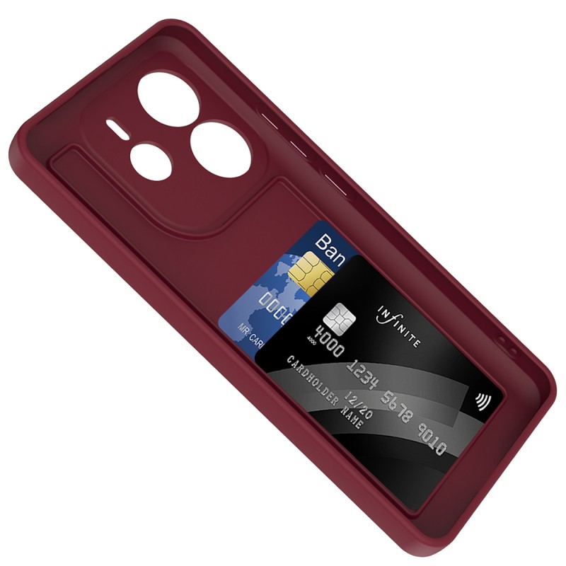 Bal-z Xiaomi Redmi Note 14 4G Kılıf Kamera Korumalı Kartlık Hazneli Zore Vitra Kapak