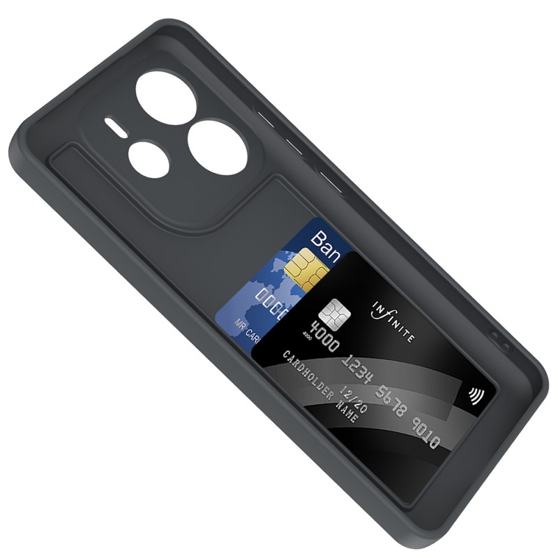 Bal-z Xiaomi Redmi Note 14 4G Kılıf Kamera Korumalı Kartlık Hazneli Zore Vitra Kapak