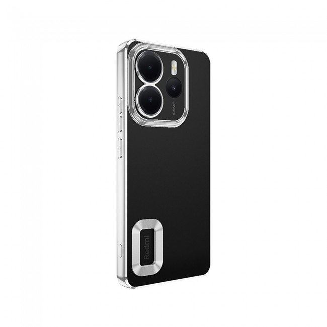 Xiaomi Redmi Note 14 4G Kılıf Kamera Korumalı Logo Gösteren Zore Omega Kapak