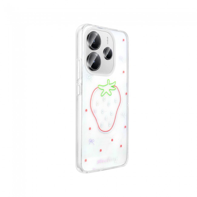 Xiaomi Redmi Note 14 4G Kılıf Şeffaf Figürlü Zore Folk Sert Kapak Xiaomi Redmi Note 14 4G Kılıf Şeffaf Figürlü Zore Folk Sert Kapak