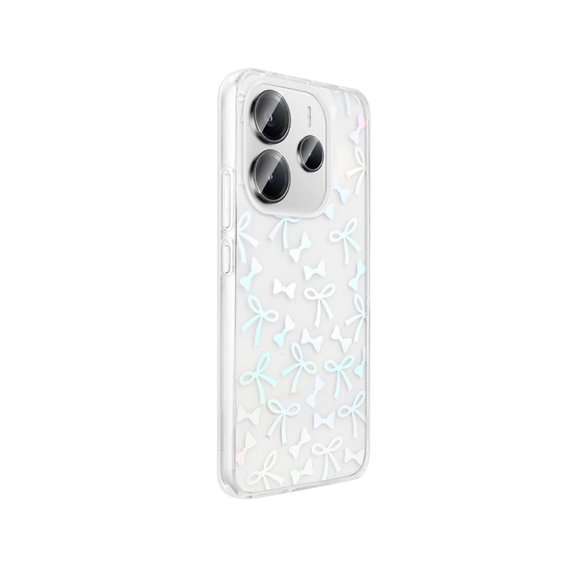 Bal-z Xiaomi Redmi Note 14 4G Kılıf Şeffaf Figürlü Zore Folk Sert Kapak