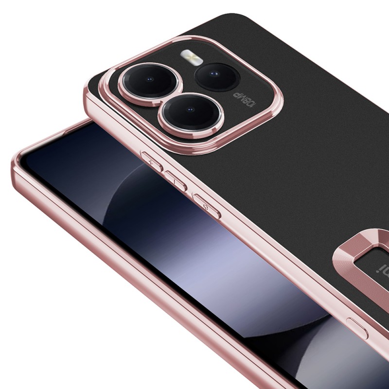 Bal-z Xiaomi Redmi Note 14 5G Kılıf Kamera Korumalı Logo Gösteren Zore Omega Kapak