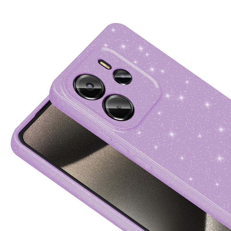 Bal-z Xiaomi Redmi Note 14 5G Kılıf Kamera Korumalı Simli Lüks Zore Koton Kapak